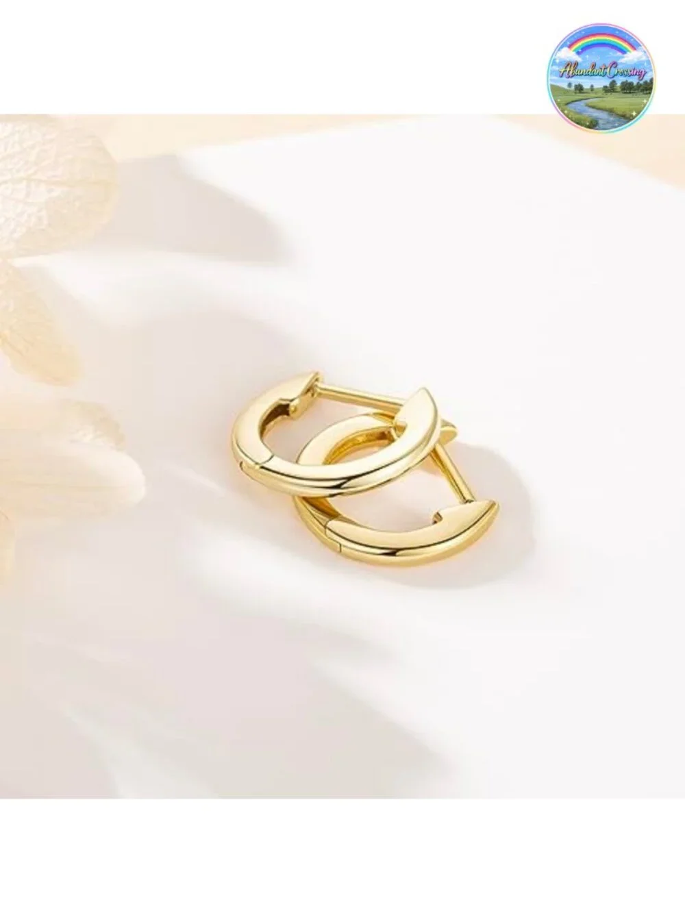14k Gold Plated Huggie Earrings Small Hoop Earrings for Women